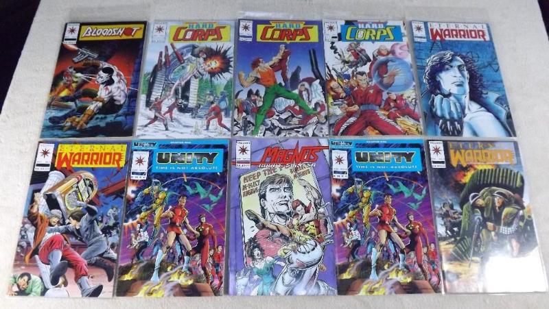 Variety Lot of 10 Valiant Comic Boo...