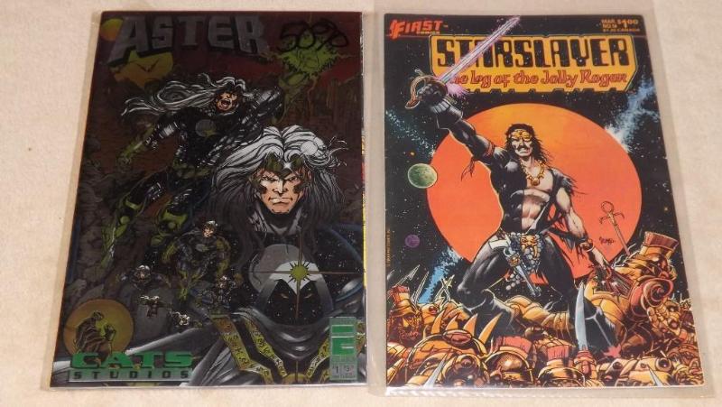 Mixed lot of 2 Comic Books, Star Sl...
