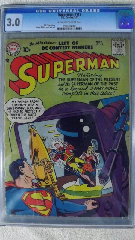 DC Comic Book, Graded 3 Superman #1...