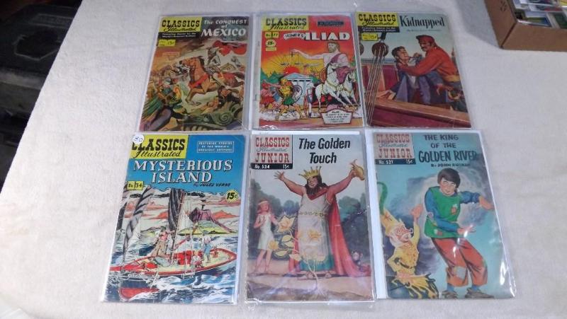 Lot of 6 Classics Illustrated and C...
