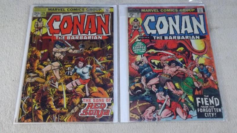 Two Marvel Comic Books, Conan the B...