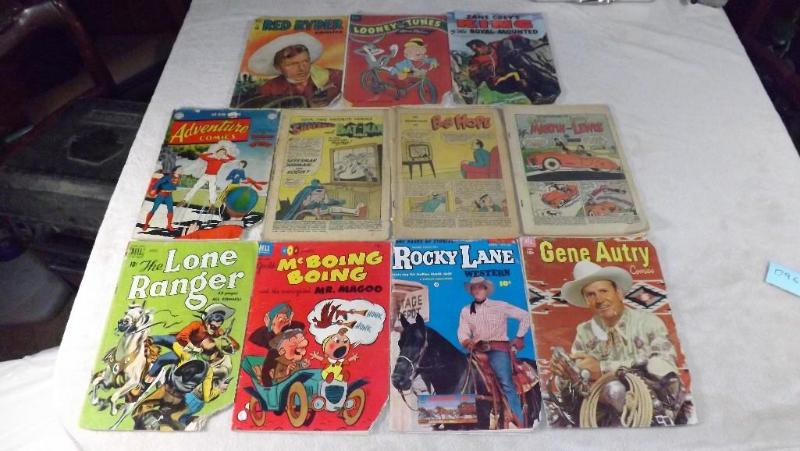 Mixed Lot of 11 Comic Books, condit...