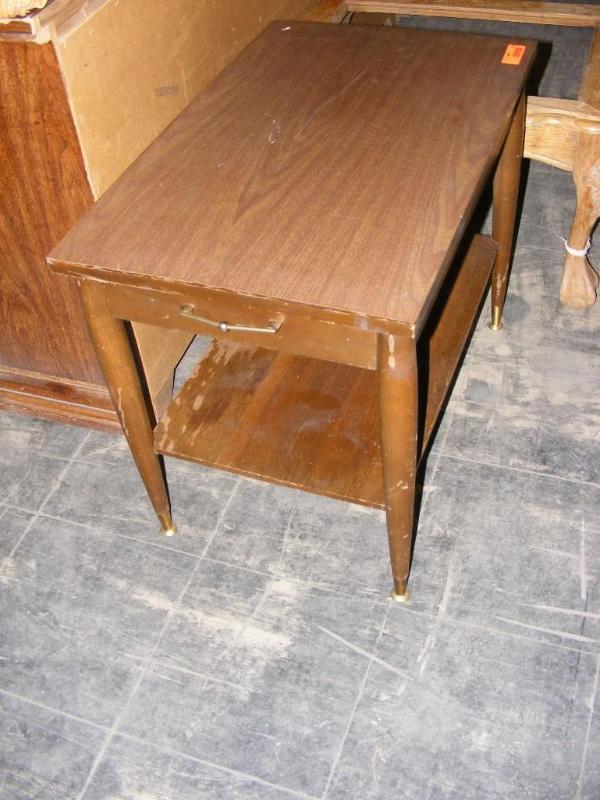 lot 117 image: Side Table with Drawer by Mersman...