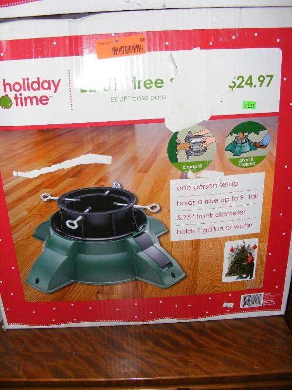 lot 13 image: Christmas Tree Stand, in box...