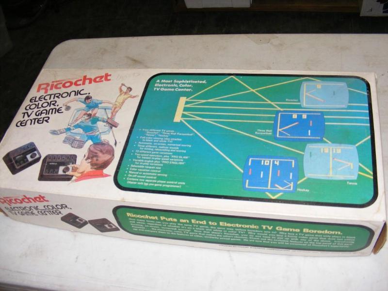 lot 215 image: Ricochet Electronic Color TV Game C...