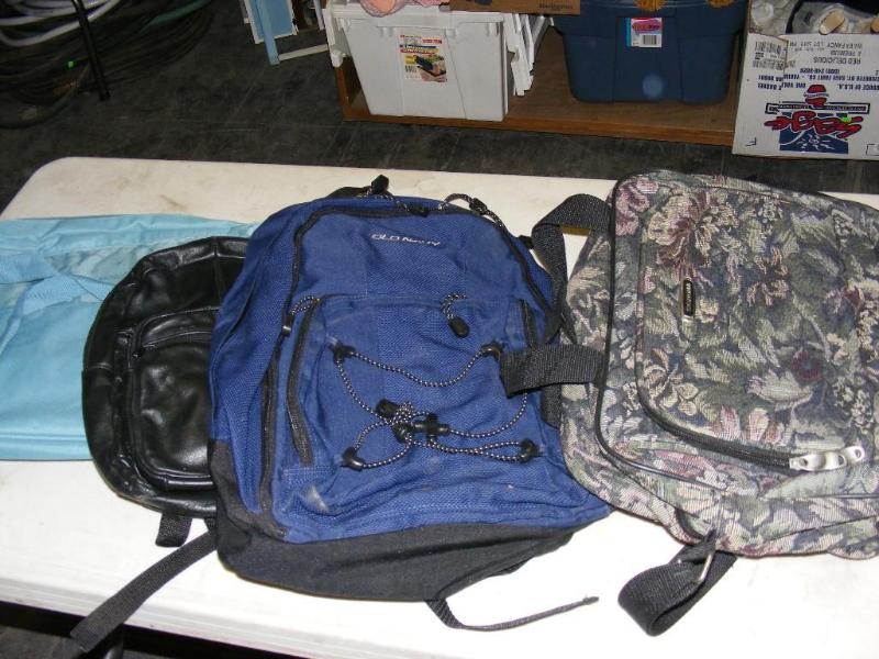 lot 222 image: Lot of Bagsbackpacks...