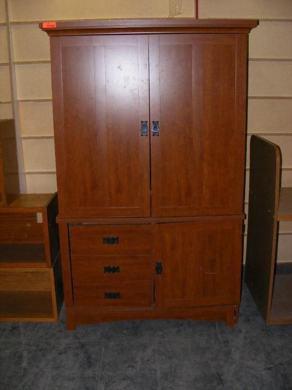 lot 76 image: Entertainment Cabinet, needs to be ...