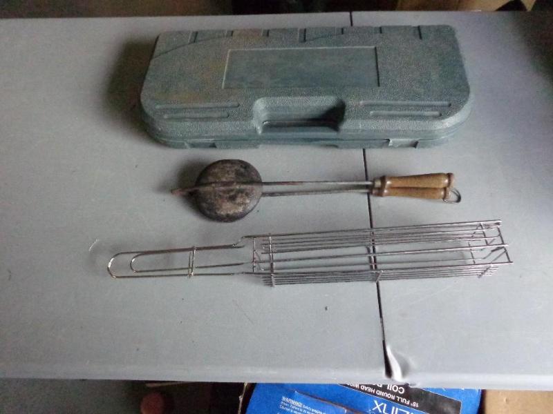 lot 15 image: Misc. grill tools.  Includes s...