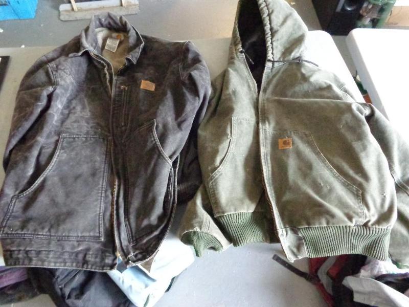 lot 44 image: 2 Carhart jackets, one whood. ...
