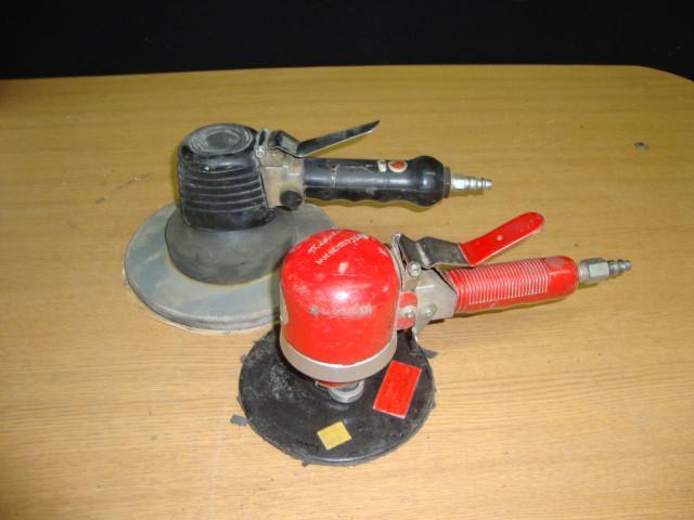 lot 14 image: Pneumatic Sanders, Lot of 2, makes...