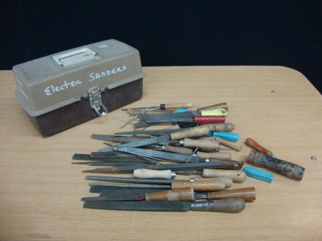 lot 22 image: Large Lot of Files with Tool Box...