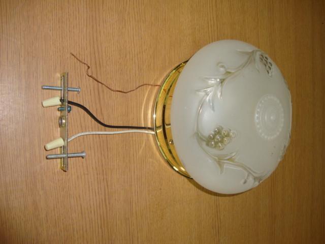 lot 53 image: Decorative Single Bulb Ceiling Ligh...