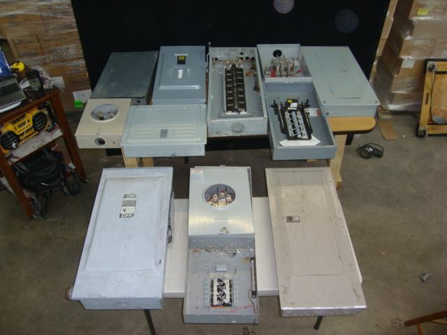 lot 56 image: Large Lot of Electrical Boxes, Load...