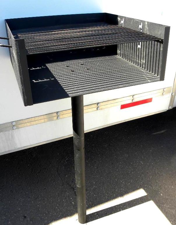 XL Park-Style Grill, heavy duty ste...
