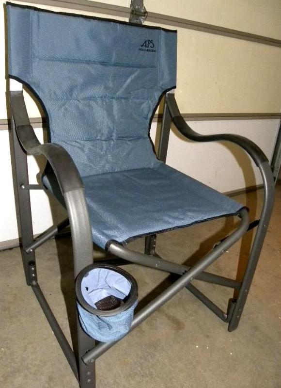ALPS Steel Blue Camp Chair, Pro-Tec...