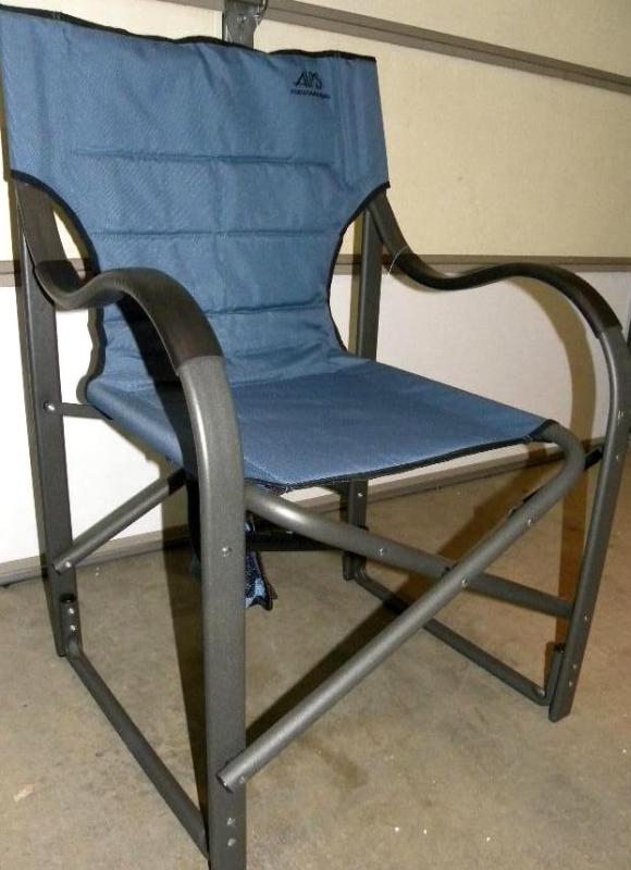 ALPS Steel Blue Camp Chair, Pro-Tec...