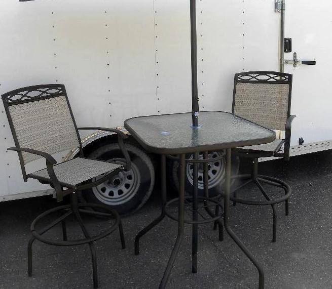 4 Pc Bar height Patio Furniture Set...
