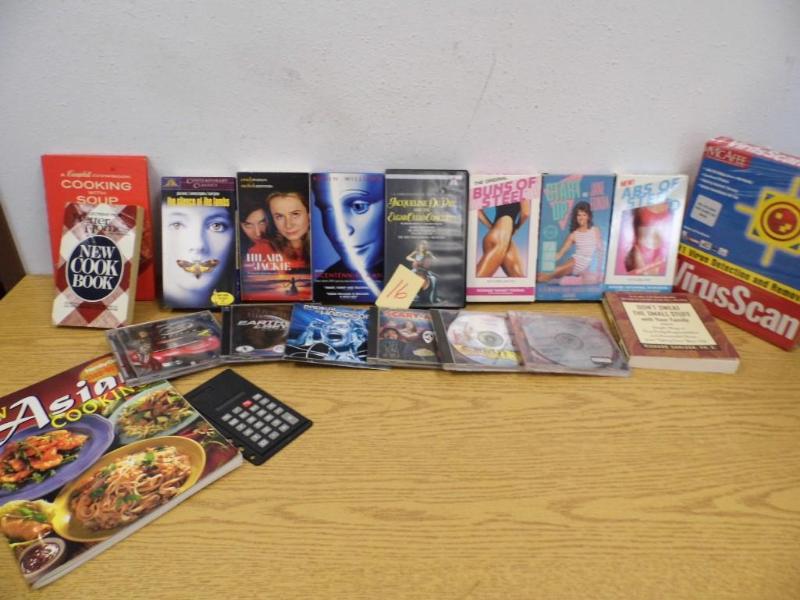 VHS and CDs