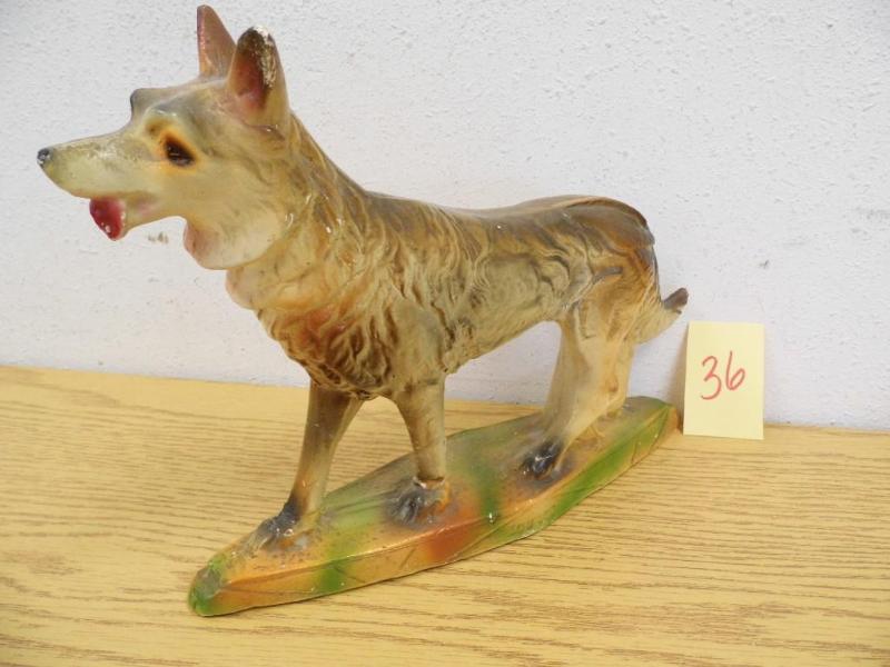 Chalkware Dog