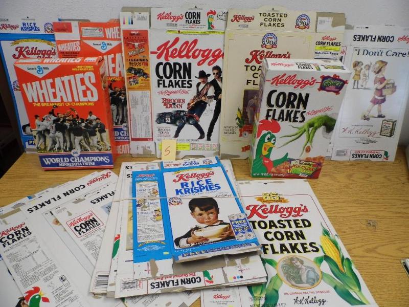 Assorted Cereal Boxes