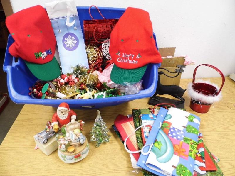 Tote with Christmas