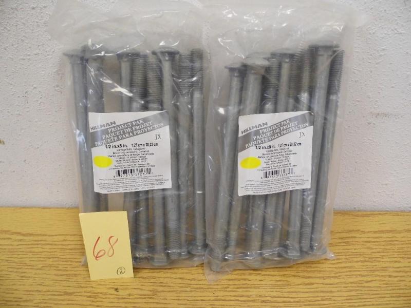 2 Packs Hillman Project Pack Bolts