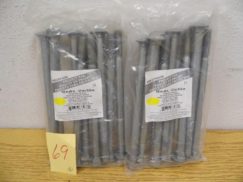 2 Packs Hillman Project Pack Bolts