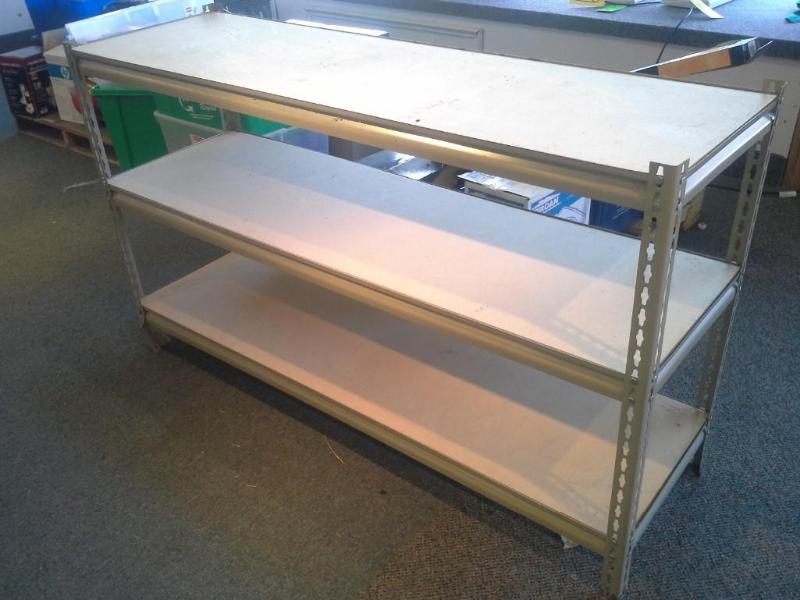 lot 21 image: modular shelving unit