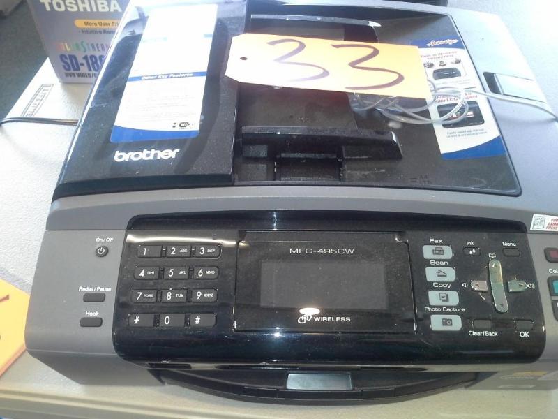 lot 33 image: brother, color inkjet all-in-one