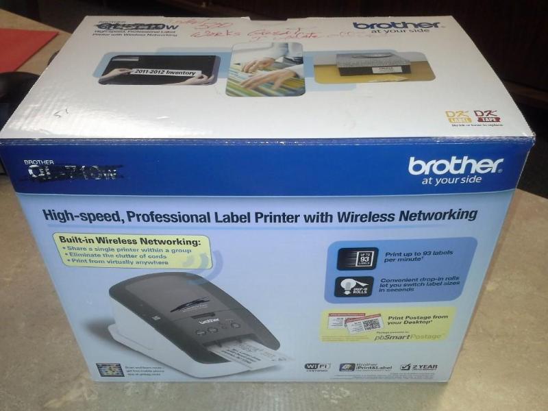 lot 51 image: Brother label printer