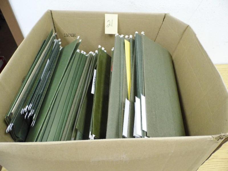 Box of Hanging Folders