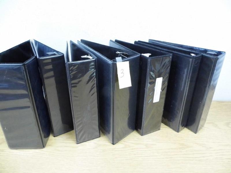 Lot of 7 Binders