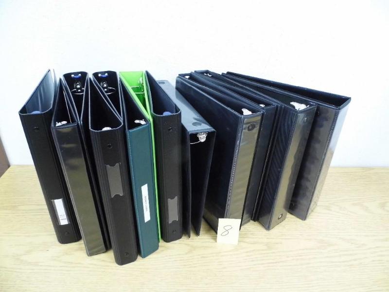 15 Assorted Binders