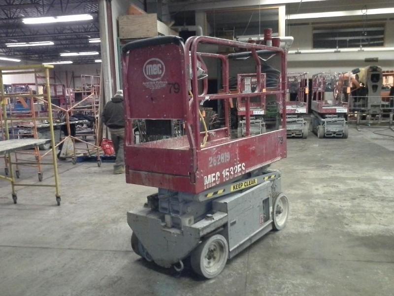 Scissor Lift, Aerial lift platform.
