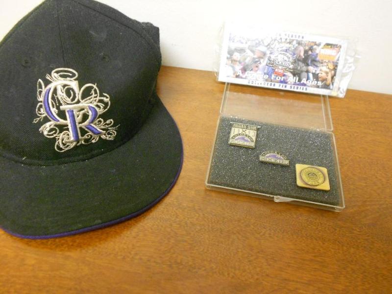 Colorado Rockies hat and collector ...
