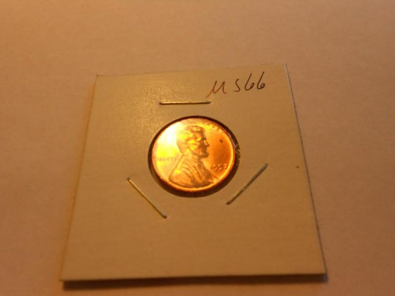1957 Lincoln Wheat Penny M566....