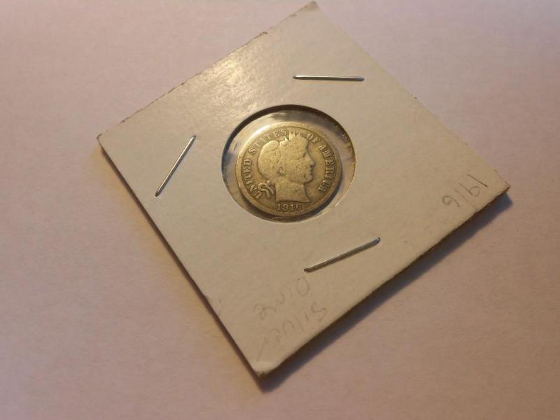 1916 Silver Dime....