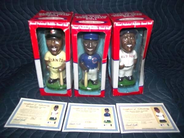 lot 109 image: Collectible Hand Painted Bobble Hea...