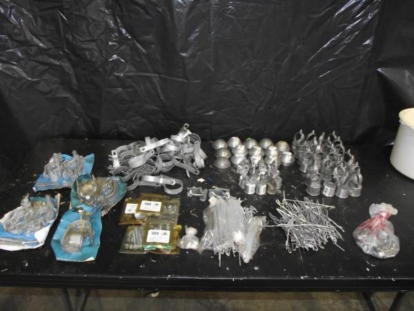 lot 21 image: Assortment of Chain Link Fence Hard...
