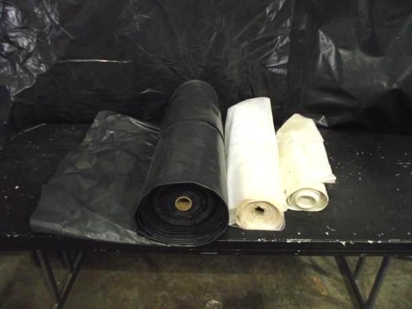 lot 33 image: Landscaping Plastic   (1) Large rol...