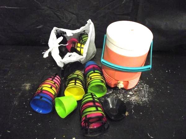 lot 38 image: Misc. Lot   Bag full of colored lig...