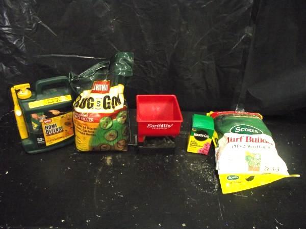 lot 44 image: Misc. Lot Lawn Supplies And A Hand ...