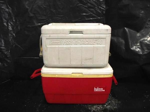 lot 54 image: (2) Large Coolers...