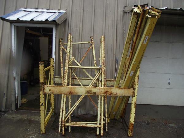 lot 64 image: Heavy Duty Racking   (1) Set is 4 ...