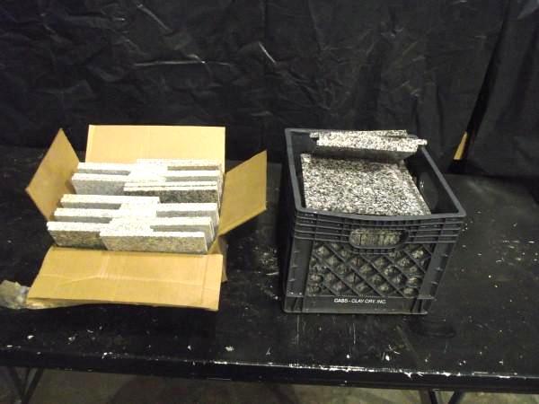 lot 70 image: Granite Tiles   Measure 8" x &...