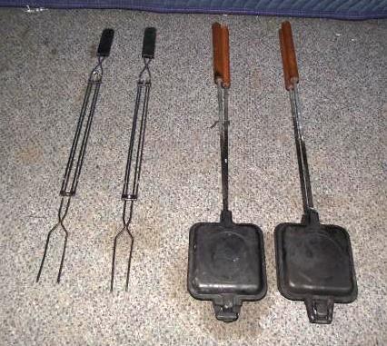 lot 86 image: (4) Campfire Utensils...