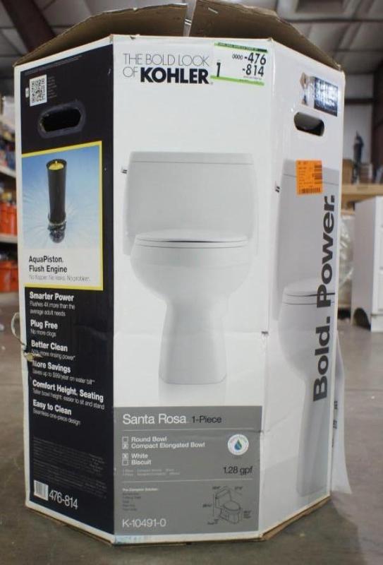 lot 21 image: KOHLER Toilet. Santa Rosa 1-Piece E...