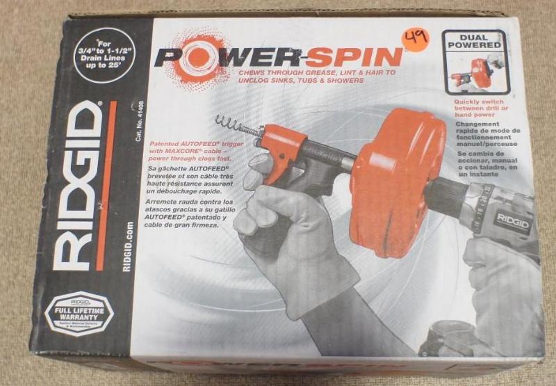 lot 49 image: Ridged Power Spin Snakepiper clean...