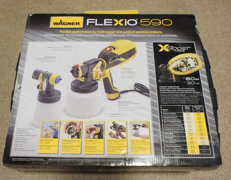 lot 57 image: Flexio 590 Paint Sprayer (Used) Exc...