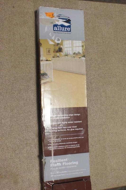lot 63 image: New Resiliant Vinyl Plank Flooring ...